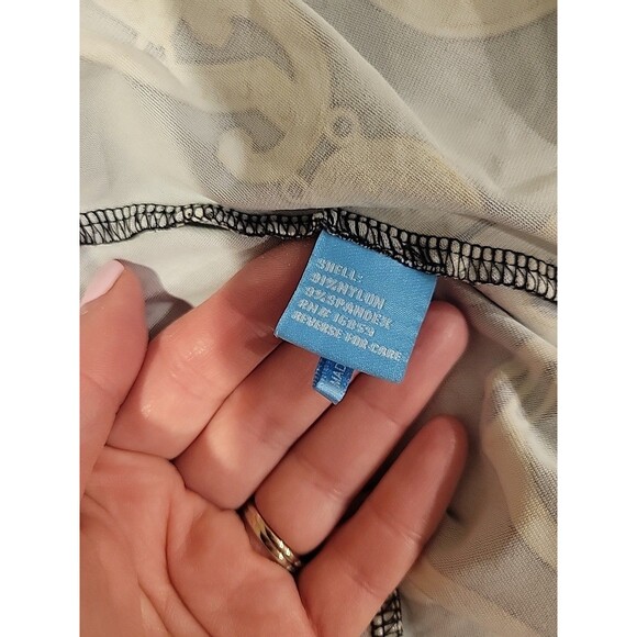 J. McLaughlin Dress Black/Gold Chain Equestrian Print Catalina Sleeveless XL - Picture 8 of 9